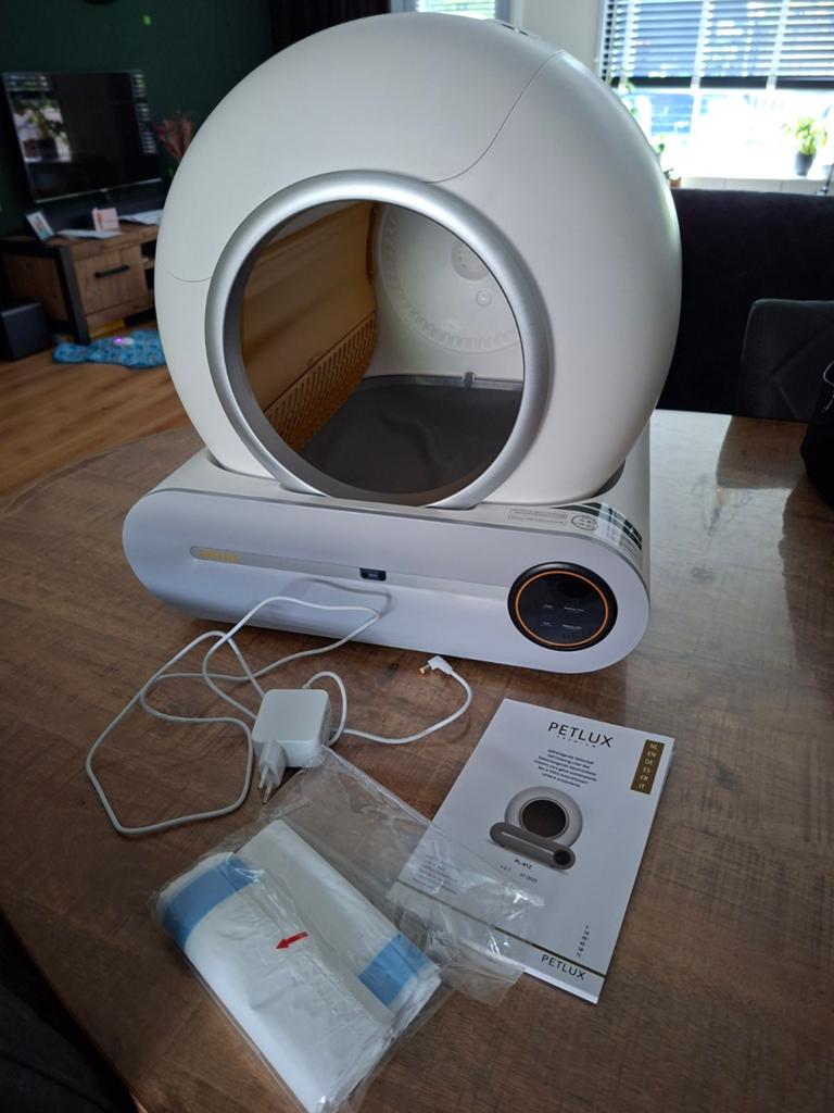 Petlux elektrische kattenbak V2, Dieren en Toebehoren, Kattenbakken, Ophalen, Zelfreinigend, Gebruikt, Open