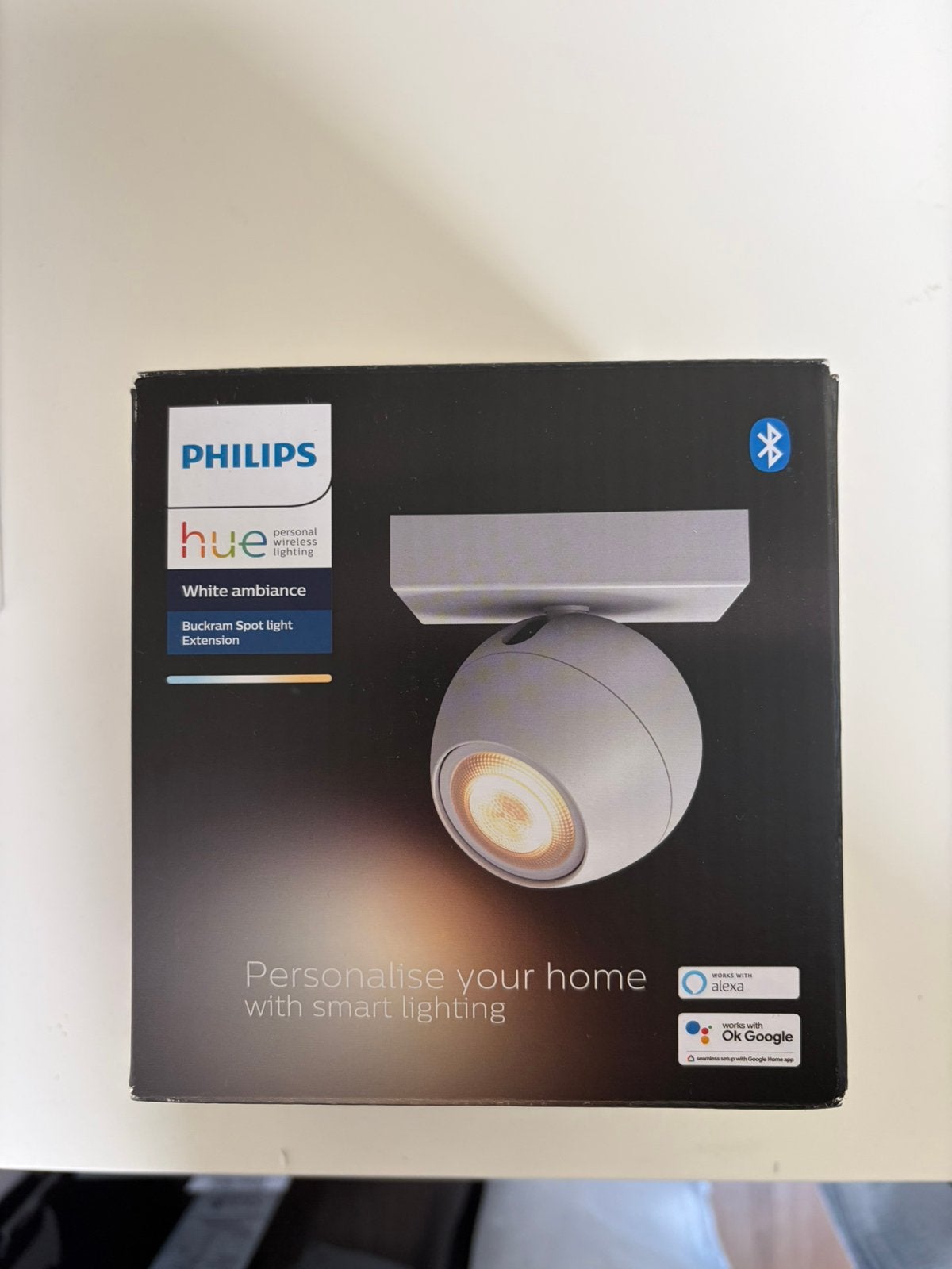 Philips Hue Buckram Spot Light Extension kleur wit, Ophalen of Verzenden, Zo goed als nieuw