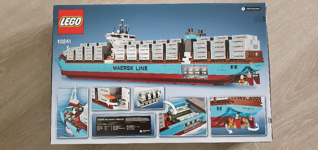 LEGO 10241 Maersk Line Triple-E containerschip NIEUW, Kinderen en Baby's, Lego, Nieuw, Ophalen of Verzenden, Complete set