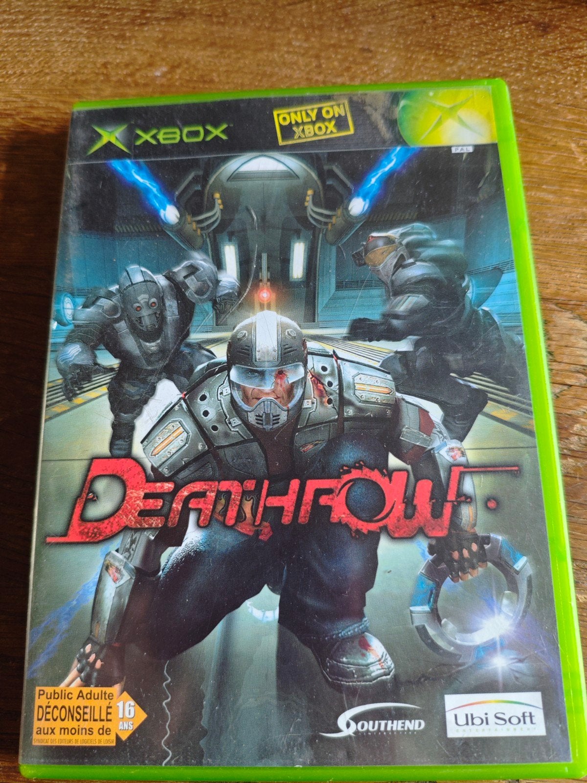 Deathrow Xbox Game, Gebruikt, Vechten, 2 spelers, Eén computer