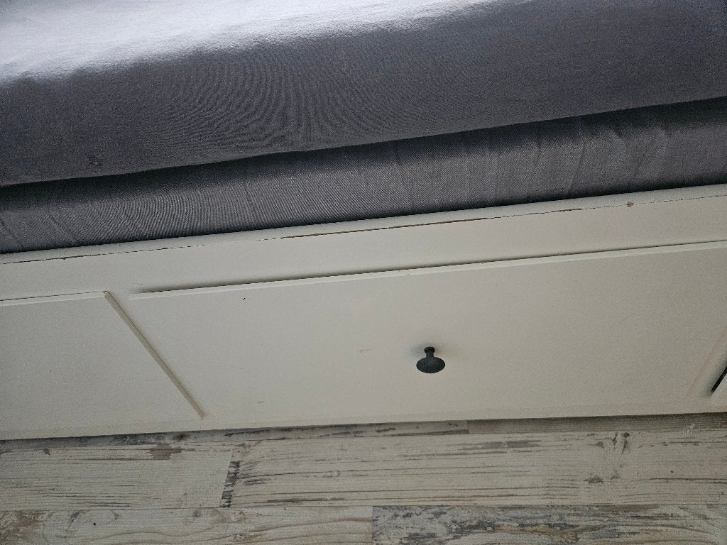 IKEA Hemnes bedbank, Ophalen, Gebruikt, Wit, Tweepersoons