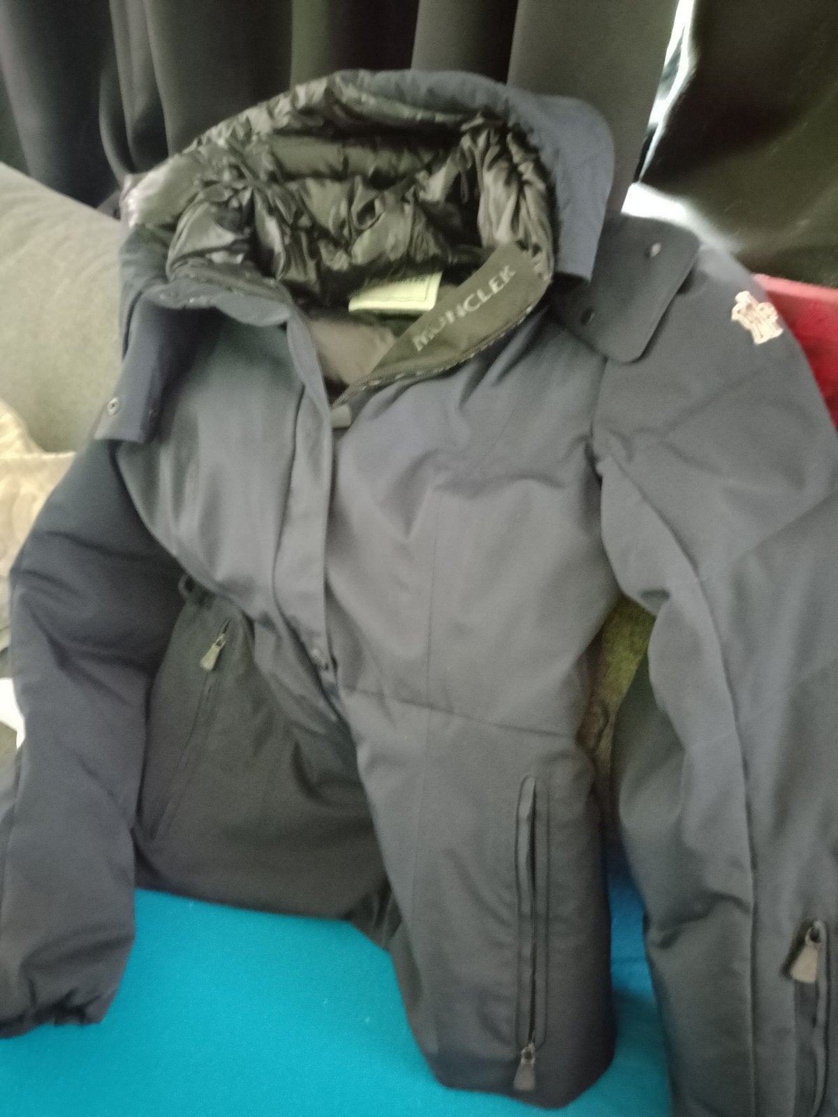 Moncler Grenoble donsjas - Donkerblauw, Maat 38/40 (M), Blauw, Moncler, Ophalen of Verzenden