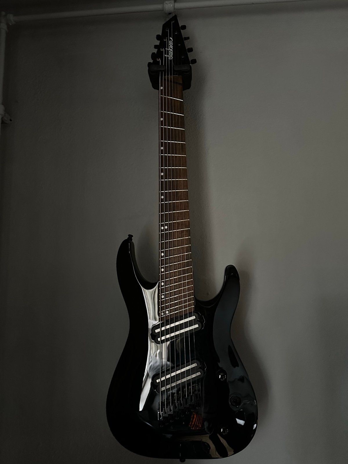 Jackson DKAF8MS 8 snarig multiscale., Muziek en Instrumenten, Ophalen of Verzenden, Zo goed als nieuw, Solid body, Overige merken