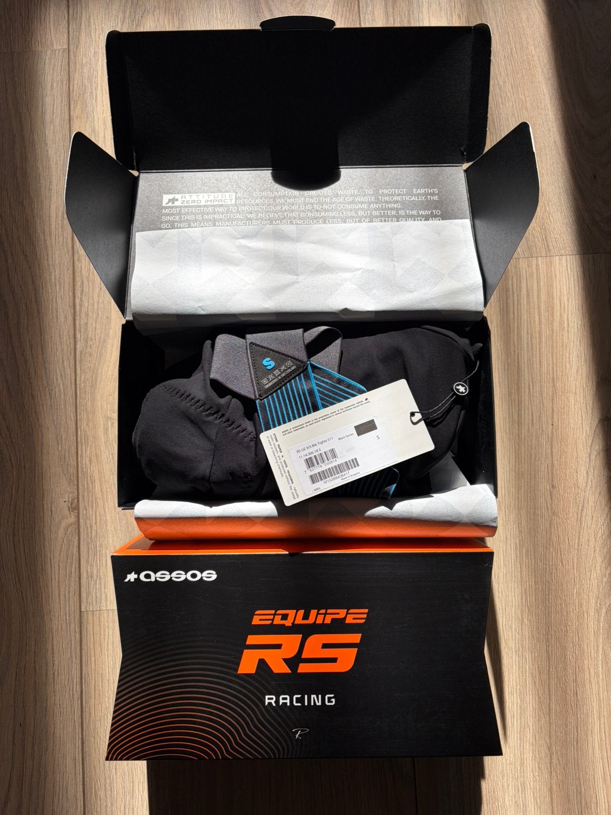 Assos Equipe RS Johdah Ultraz winter bib tights S11., S, Heren, Ophalen of Verzenden, Zo goed als nieuw