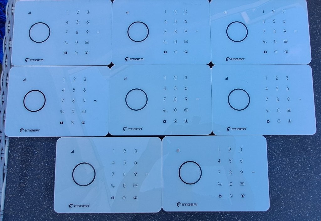 8 x Etiger bedieningspaneel S3b-S (nieuw), Nieuw, Ophalen of Verzenden, Bedieningspaneel, Detector, Sensor of Melder