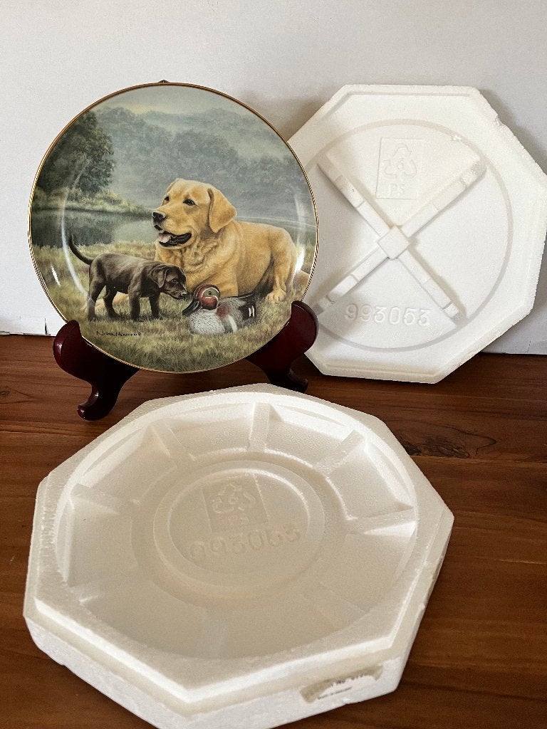 Franklin Mint wandborden - honden  6x, Antiek en Kunst, Ophalen of Verzenden