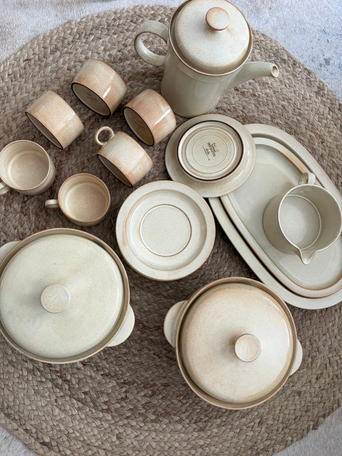 Melitta Ceracron beige retro vintage, Keramiek, Overige typen, Ophalen of Verzenden, Zo goed als nieuw