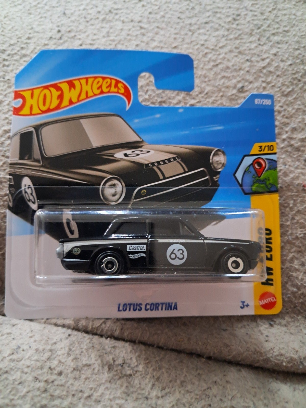 Hot Wheels Lotus Cortina zwart nieuw in verpakking, Ophalen of Verzenden, Nieuw, Auto