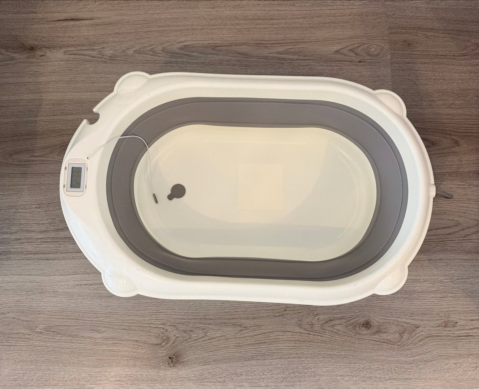 Opvouwbaar babybadje met thermometer, Kinderen en Baby's, Overige merken, Ophalen of Verzenden, Zo goed als nieuw, Badje