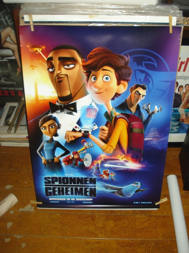 Spionnen geheimen Filmposter, Ophalen, Zo goed als nieuw, A1 t/m A3, Film en Tv