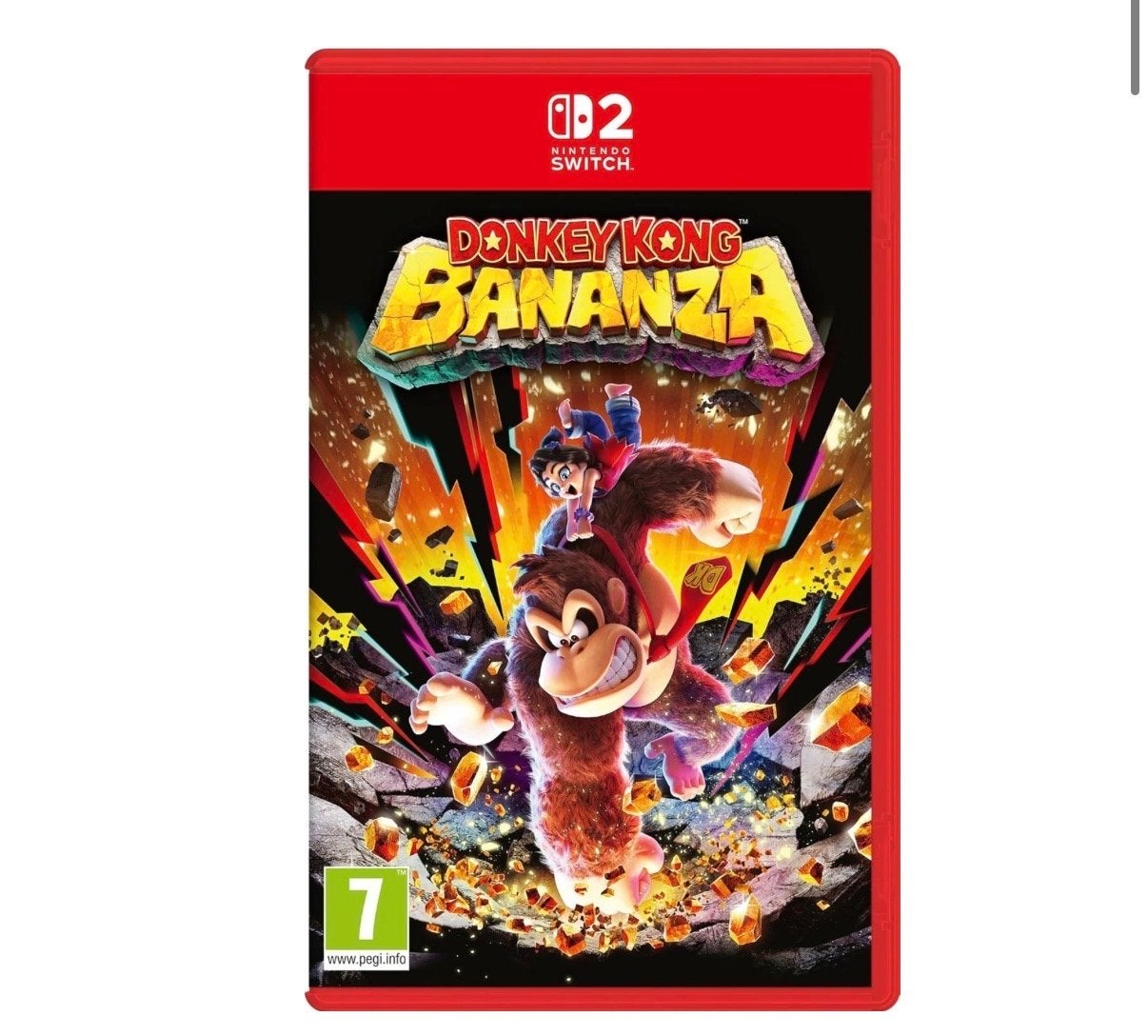 Donkey Kong Bananza Nintendo Switch 2 - Nieuwstaat, Ophalen, 1 speler, Zo goed als nieuw, Platform