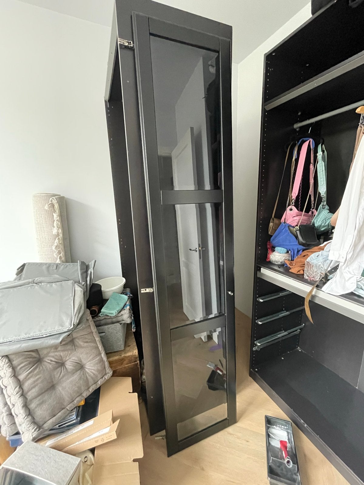 IKEA Pax 4 kastdeuren (2 glas), Ophalen, Overige materialen, Gebruikt, 200 cm of meer