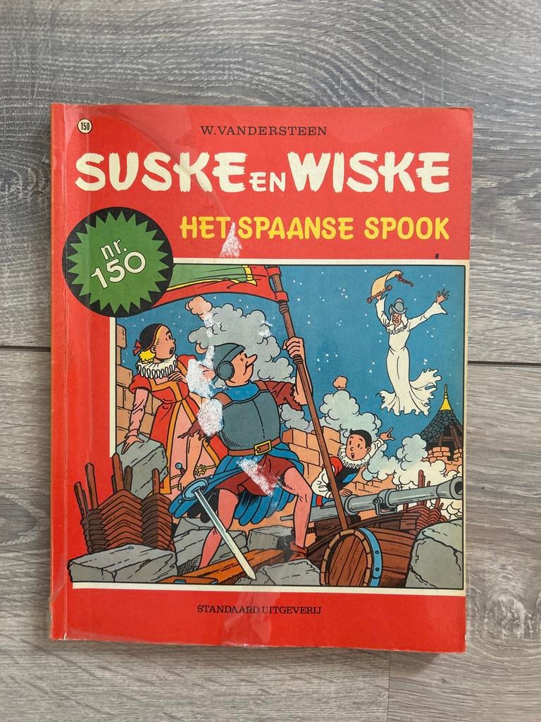 Suske en Wiske nr. 150: Het Spaanse Spook (1974), Eén stripboek, Ophalen of Verzenden, Gelezen