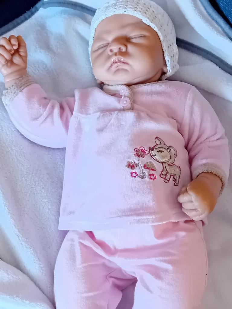 Prachtige Reborn baby., Verzamelen, Ophalen of Verzenden, Zo goed als nieuw, Pop