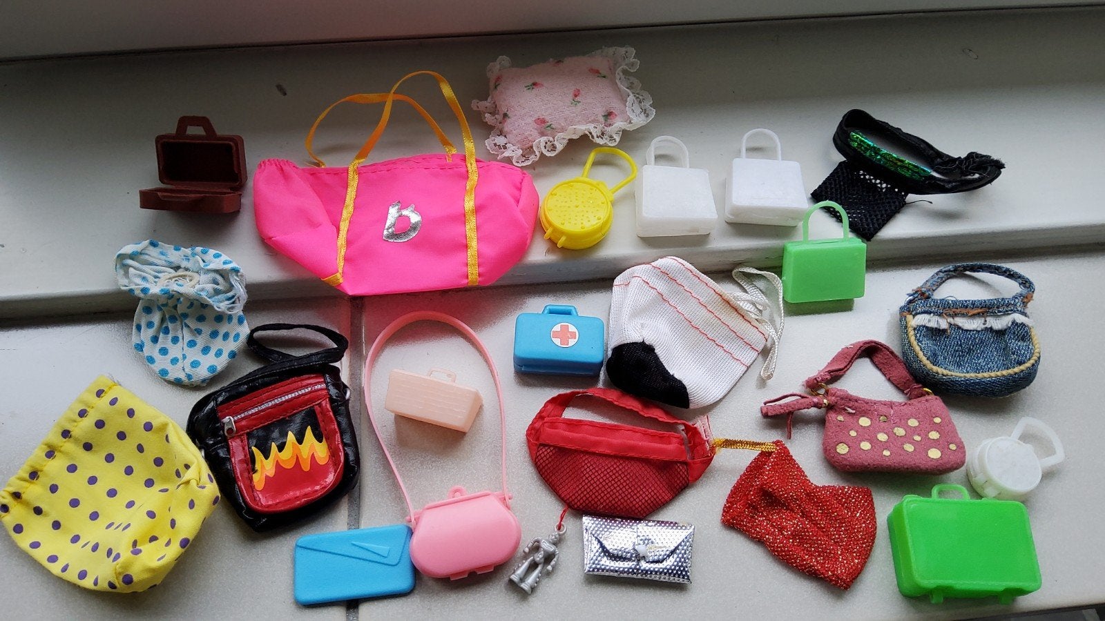 Vintage Barbie Mattel Sindy Fleur Daisy Tienerpop tas koffer, Verzamelen, Lidl, Ophalen of Verzenden