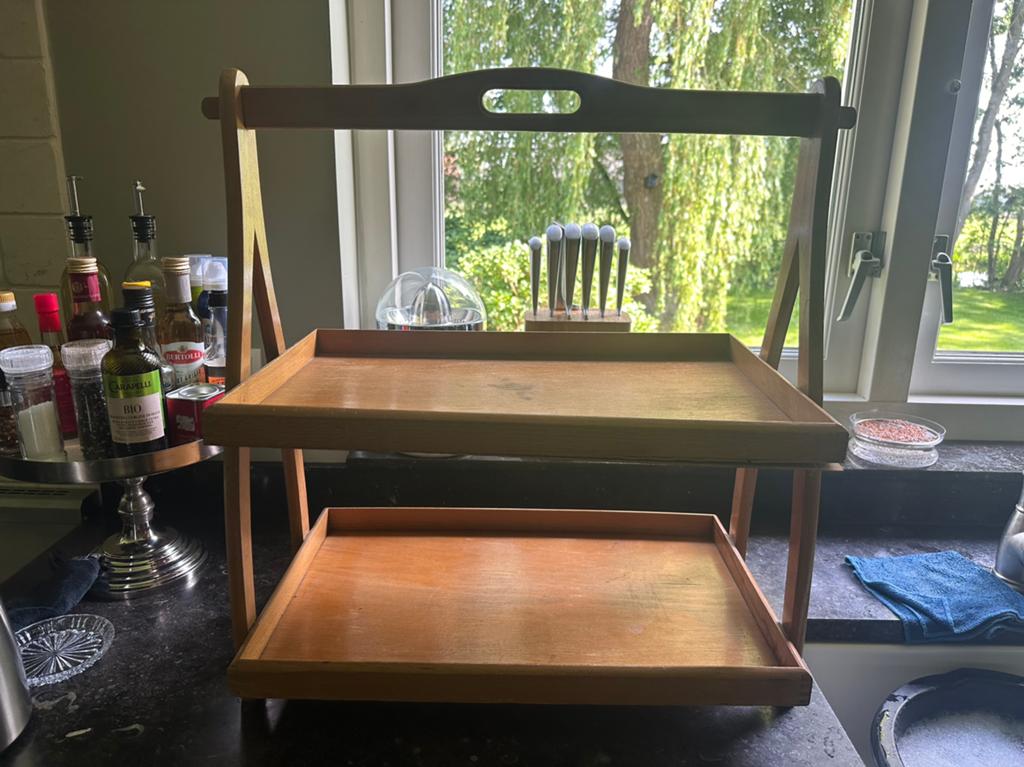 Unieke butlertray jaren 50, Ophalen