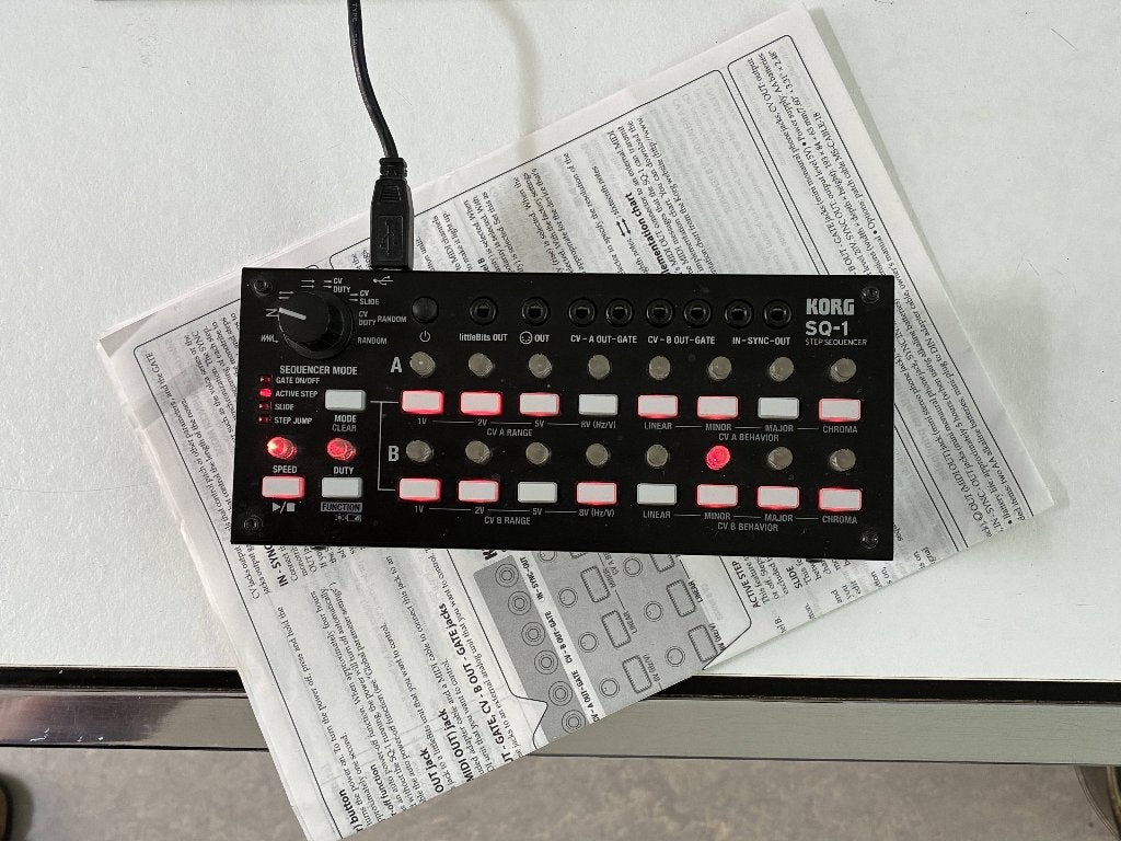 Korg SQ-1 16 step sequencer, Verzenden, Gebruikt, Overige aantallen, Korg