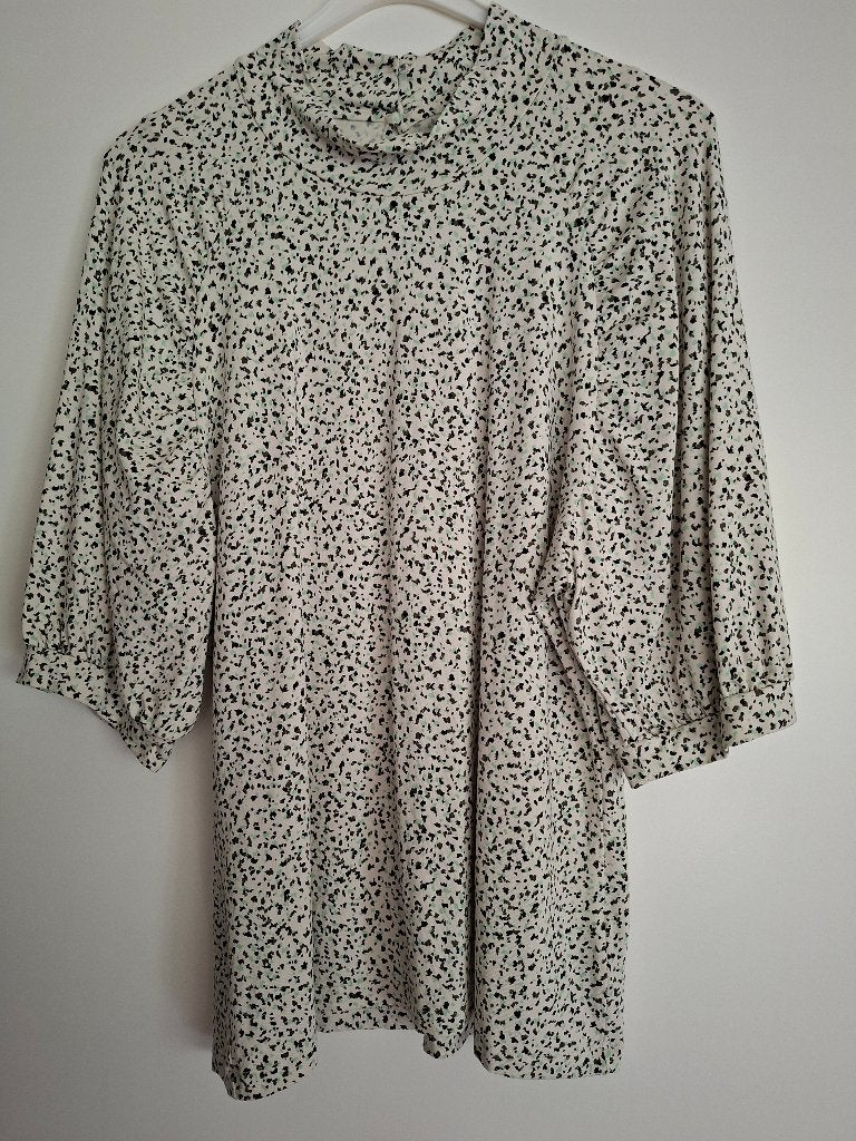 Mooie blouse met print - Maat XXL (past als L/XL), Meerkleurig, Maat 46/48 (XL) of groter, Ophalen of Verzenden, Gedragen