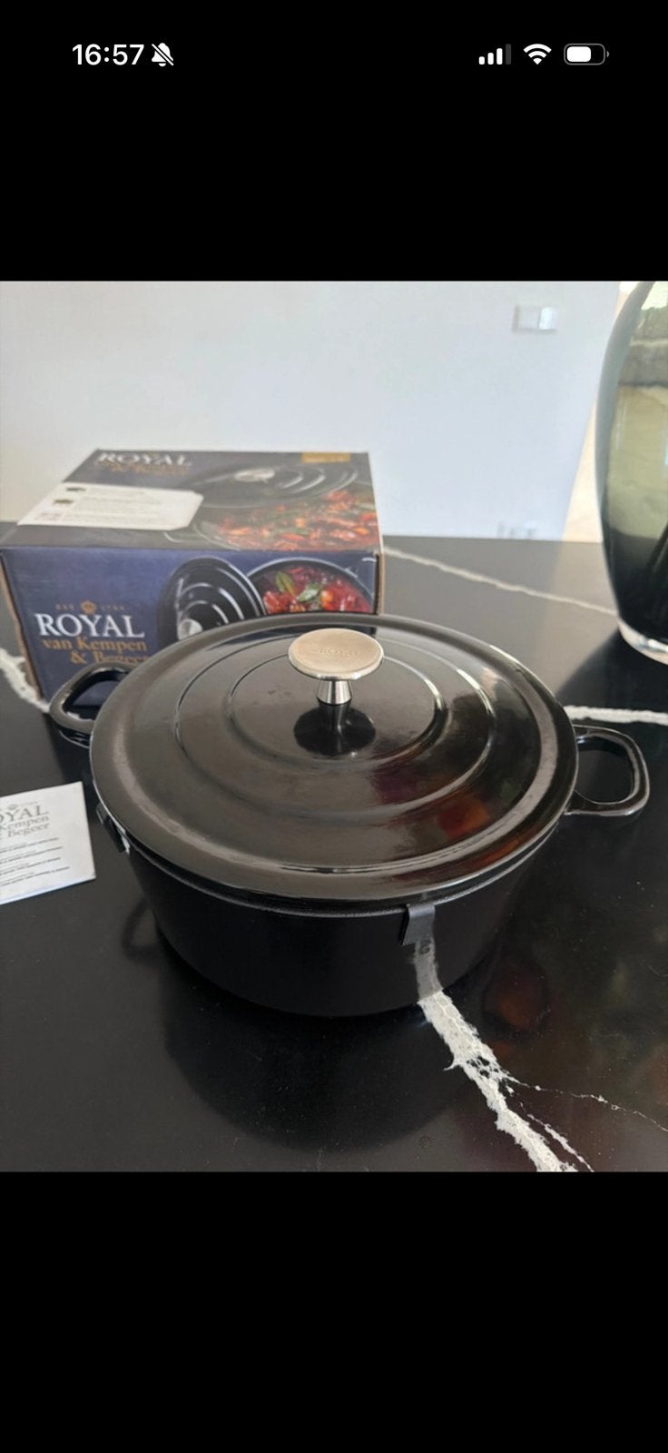 Braadpan royal van kempen & begeer, Huis en Inrichting, Keuken | Potten en Pannen, Ophalen of Verzenden, Zo goed als nieuw, Gietijzer
