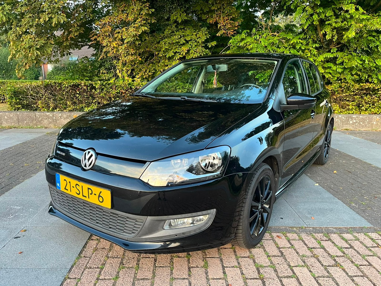 Volkswagen Polo 1.2 TDI 55KW BM 2011 Zwart, Auto's, Voorwielaandrijving, 74 pk, 1199 cc, 96 €/maand