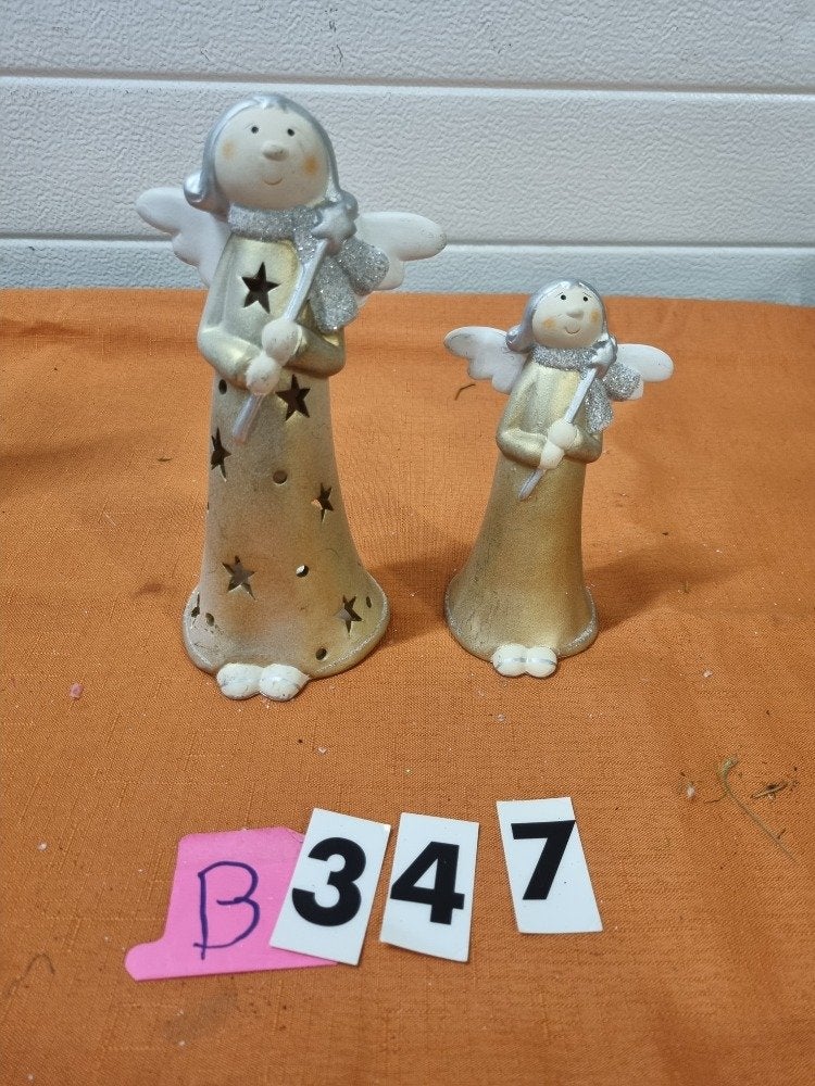 kerst engelen keramiec 2x [b347], Ophalen of Verzenden, 'T Olde Gre-j, Info@toldegrej.nl, Endepoelstraat 20f Didam