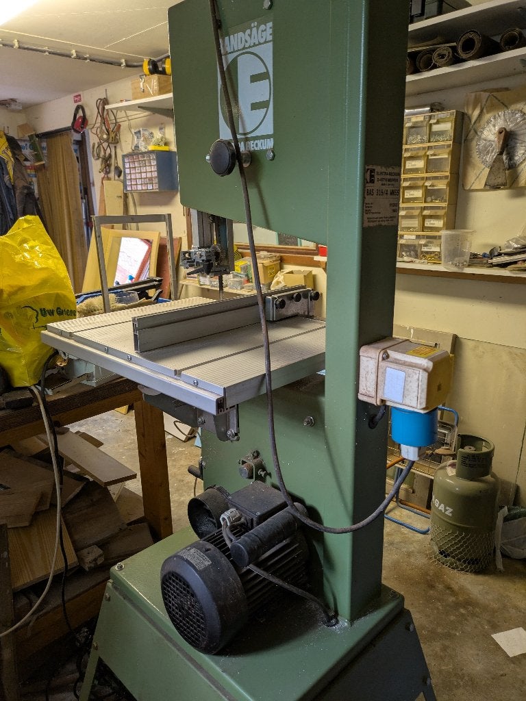 Elektra Beckum Band/lintzaag, Doe-het-zelf en Verbouw, Gereedschap | Zaagmachines, Gebruikt, Lintzaag, Minder dan 600 watt, 70 mm of meer