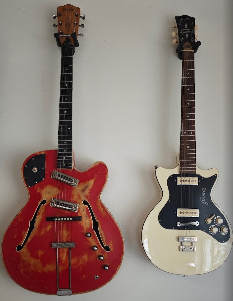 Oude Framus gitaar, bijzonder exemplaar en nieuwe Hollywood, Ophalen, Gebruikt, Semi-solid body, Overige merken