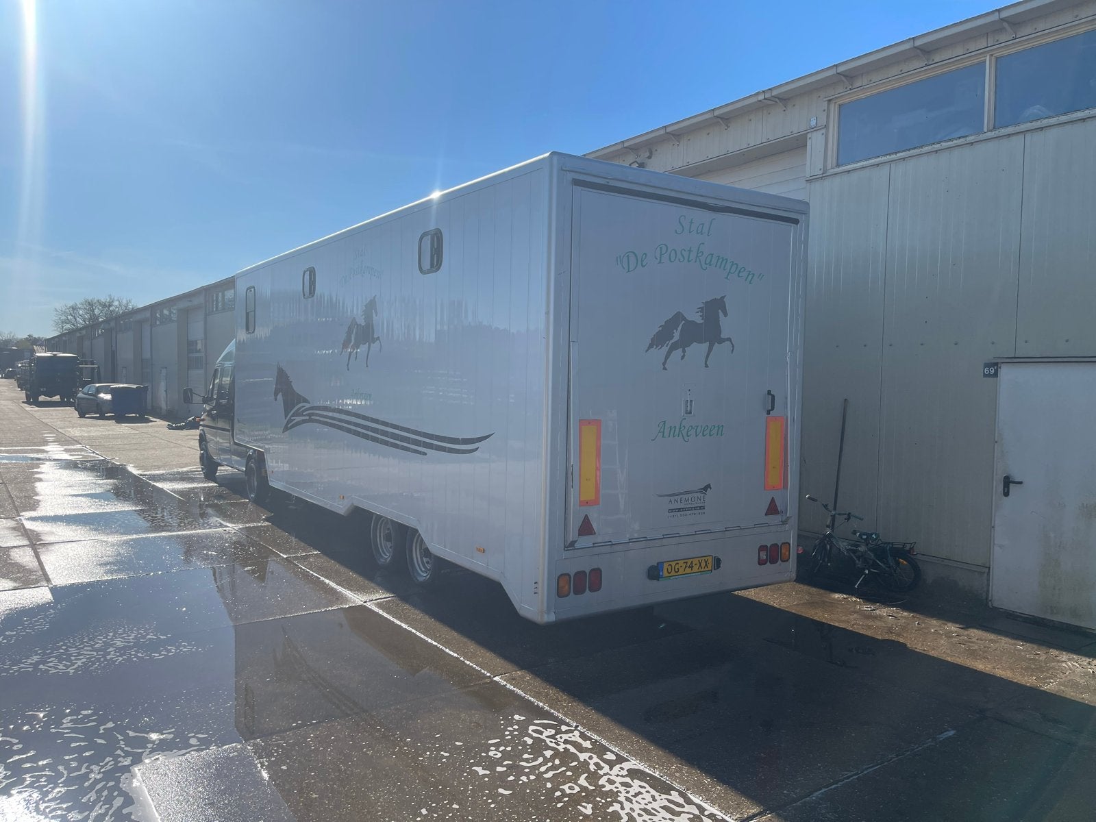 Anemone be paardentrailer te koop nieuwe onderdelen, Ophalen