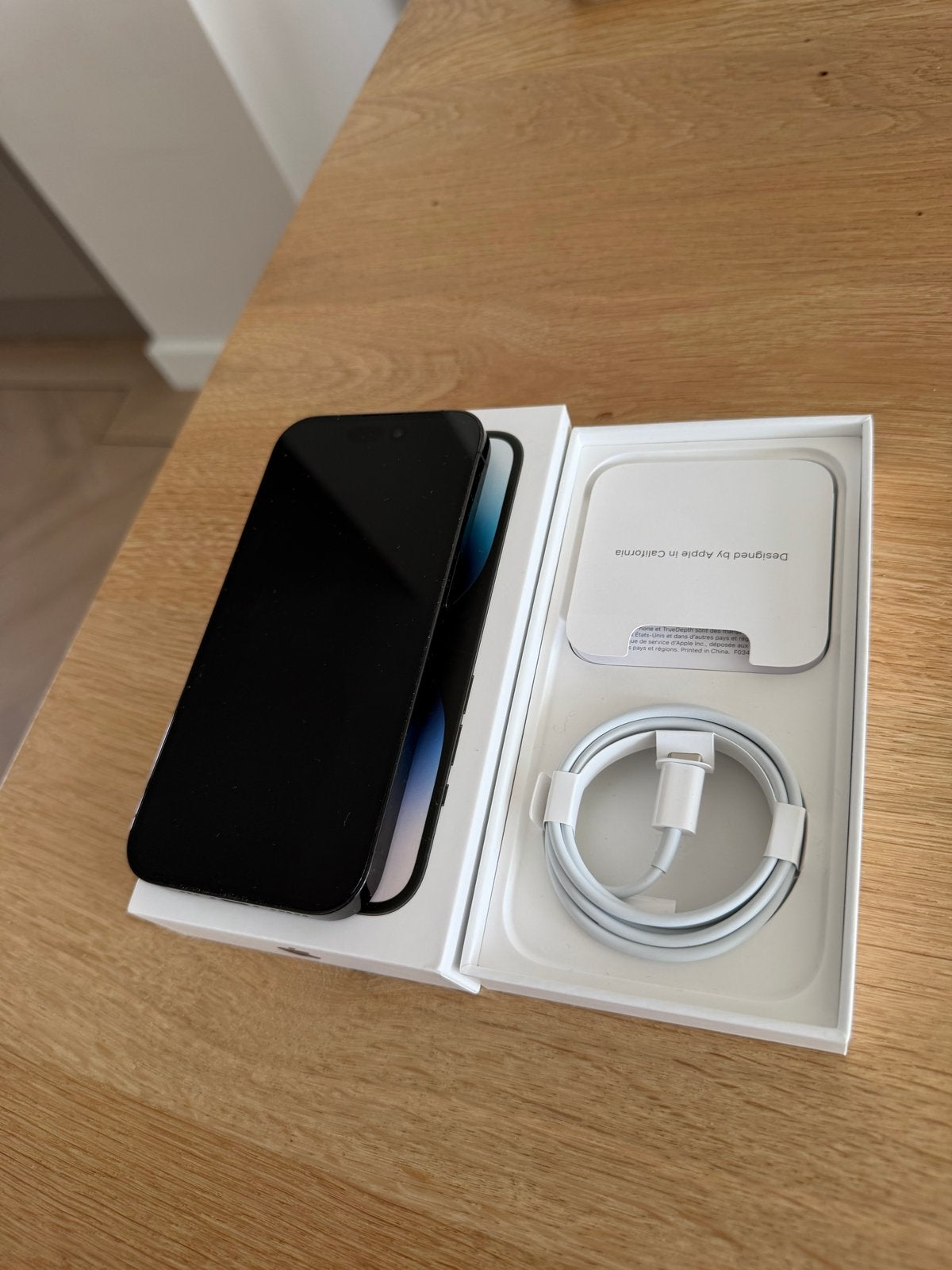 iPhone 14 Pro 128GB, Ophalen, Zwart, Zo goed als nieuw, Zonder simlock