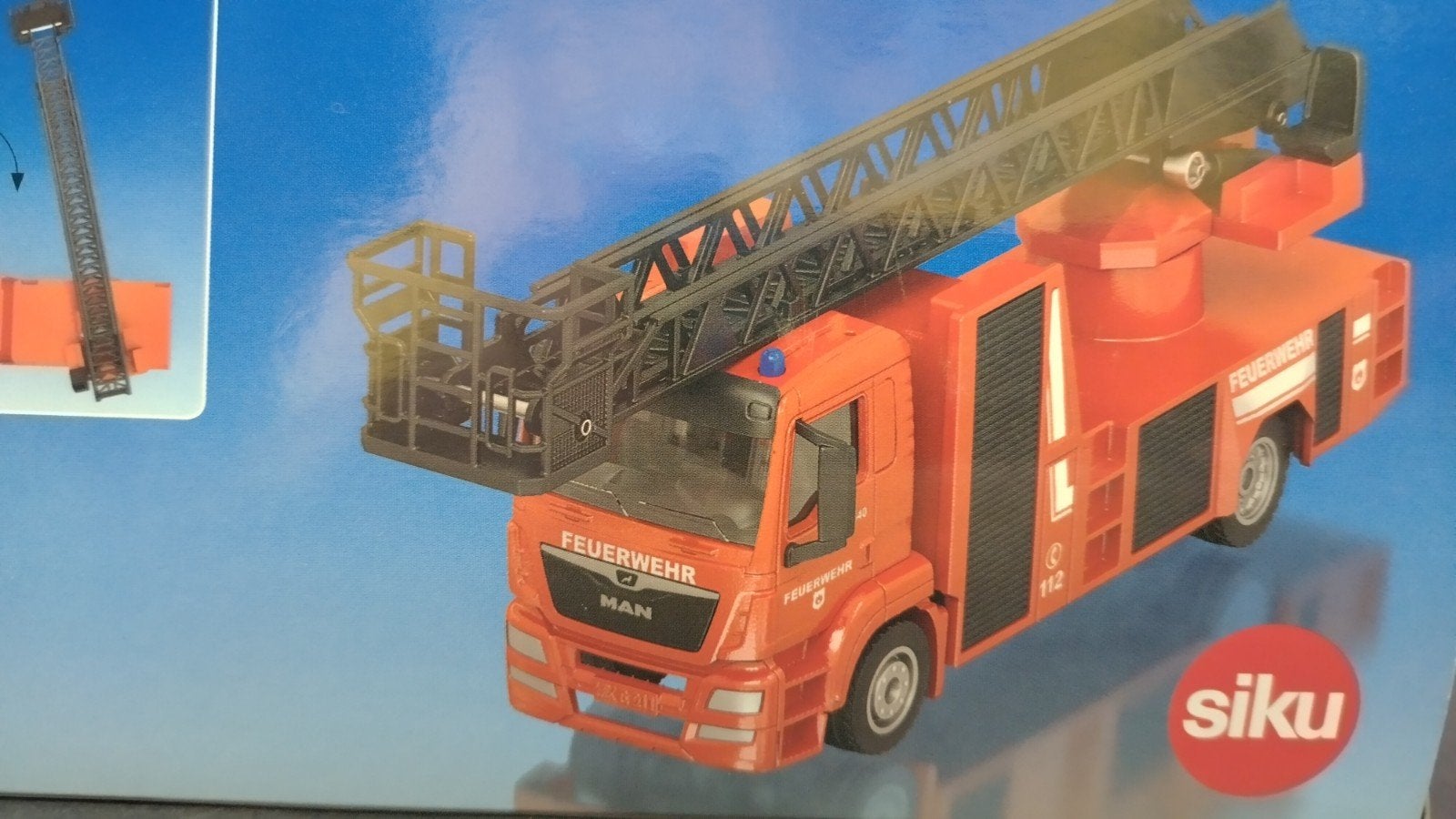 Man TGM Feuerwehr Brandweer 1:50 Siku Pol, SIKU, Verzenden, Nieuw, Bus of Vrachtwagen