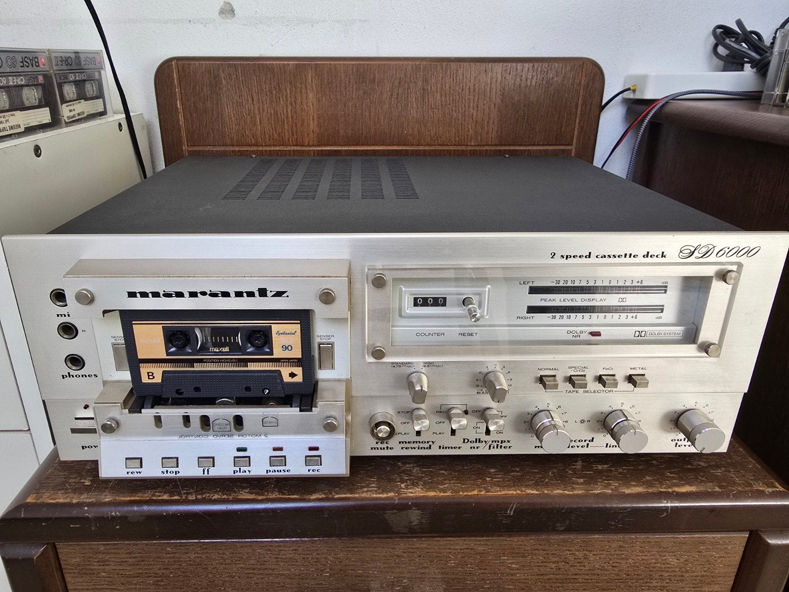 Marantz SD 6000 cassette deck, Ophalen of Verzenden, Marantz