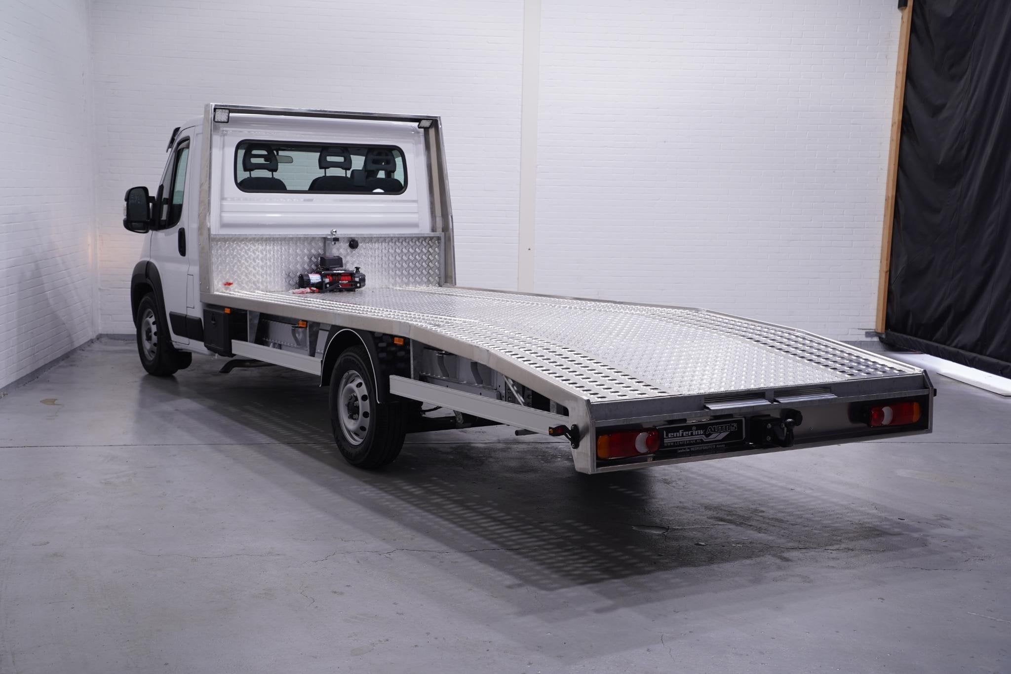 Fiat Ducato 2.2 MJet 140 pk L4 Autotransporter Airco, BPM vr, Voorwielaandrijving, Stof, Gebruikt, 4 cilinders