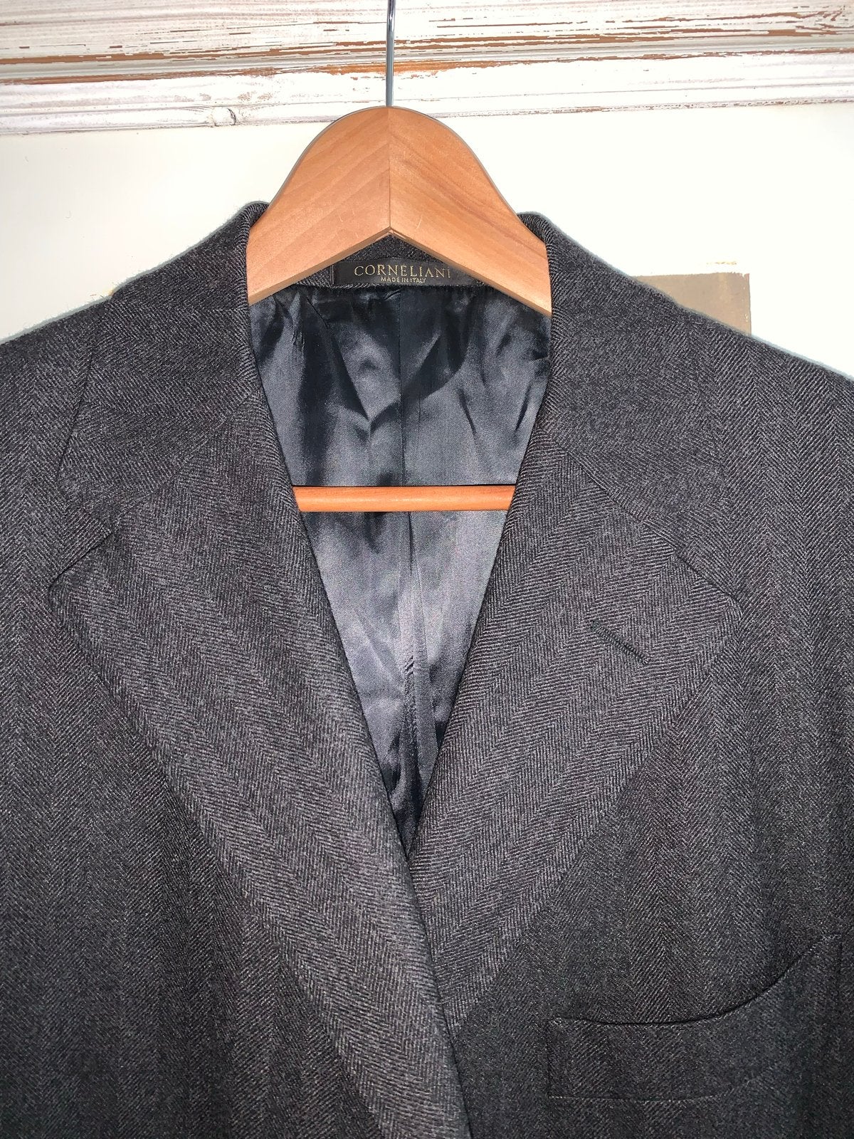 Corneliani Oger Wollen Jas - Maat 52 - Zo goed als nieuw, Kleding | Heren, Ophalen of Verzenden, Zo goed als nieuw, Maat 52/54 (L)