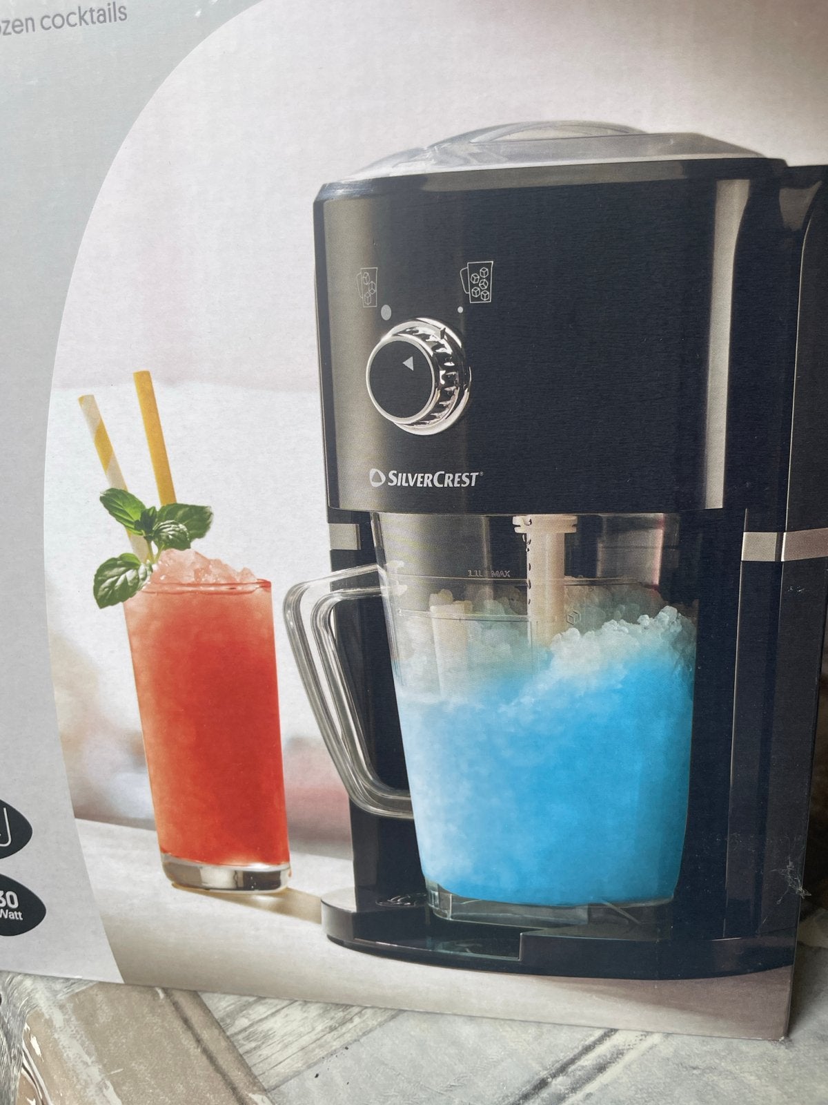 SilverCrest Slush-IJs-Machine, Witgoed en Apparatuur, Keukenmixers, Zo goed als nieuw, 1 tot 2 liter, 1 snelheid, Vaatwasserbestendig