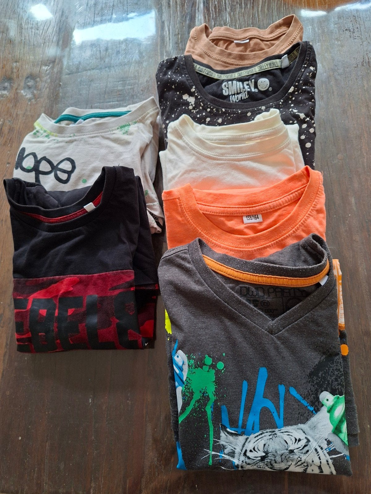 Jongens kledingpakket shirts maat 158-164 - Diverse designs, Ophalen of Verzenden, Gebruikt, Maat 158