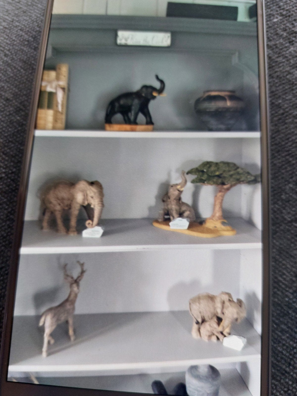 olifanten drie stuks, Ophalen, Wild dier, Beeldje of Figuurtje