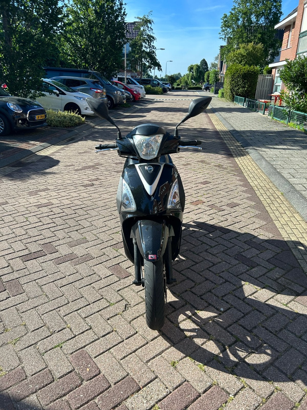 SYM Fiddle II Scooter - Zwart, Gebruikt, Ophalen, Gebruikt, Maximaal 45 km/u, Benzine