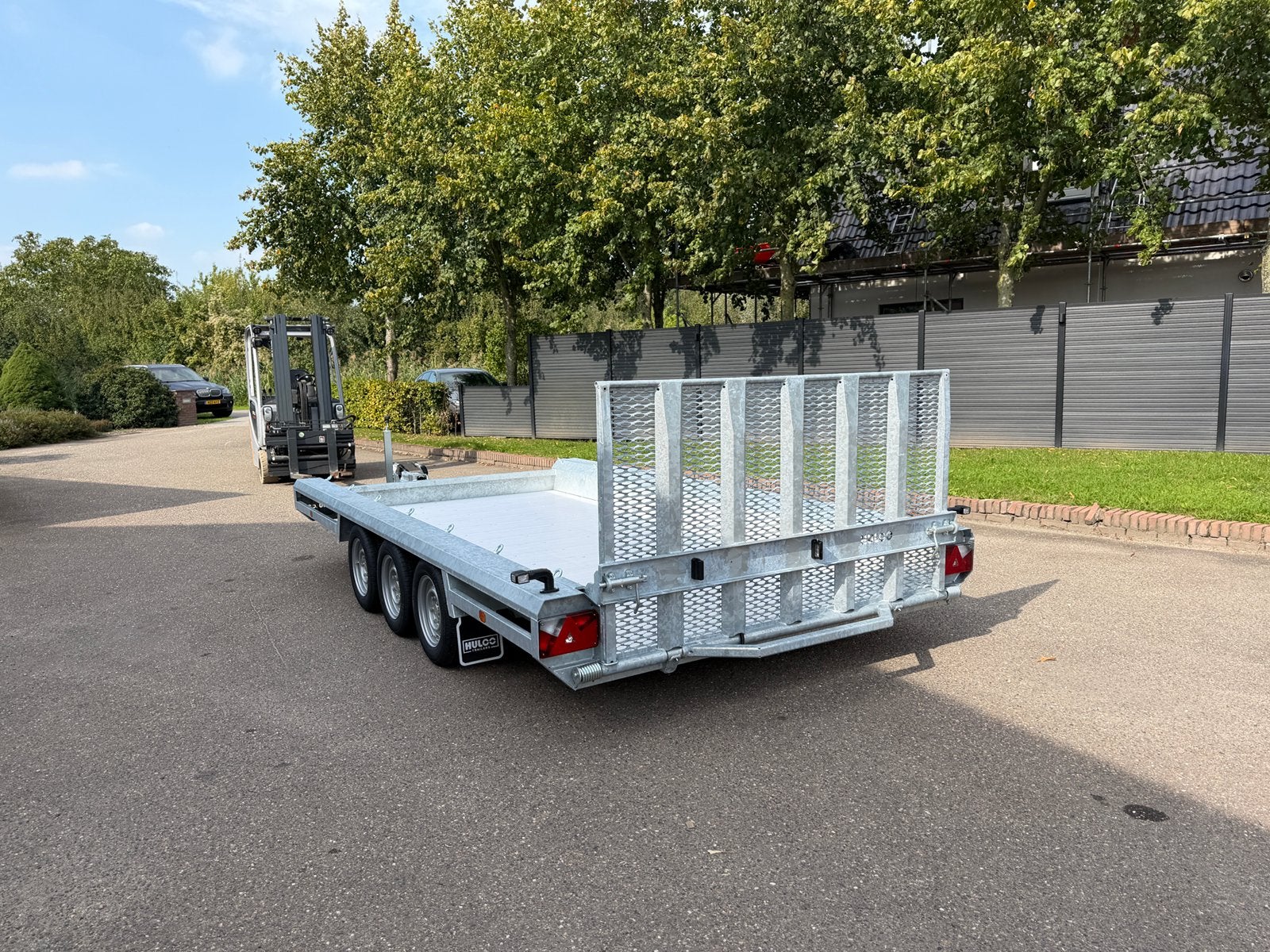 Nieuwe Hulco Terrax aanhanger machinetransporter 394x180, Ophalen, Nieuw