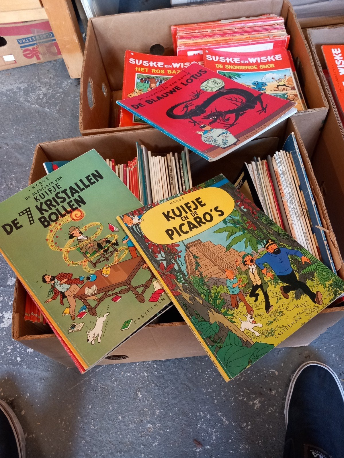 Stripboeken, Meerdere stripboeken, Ophalen, Gelezen