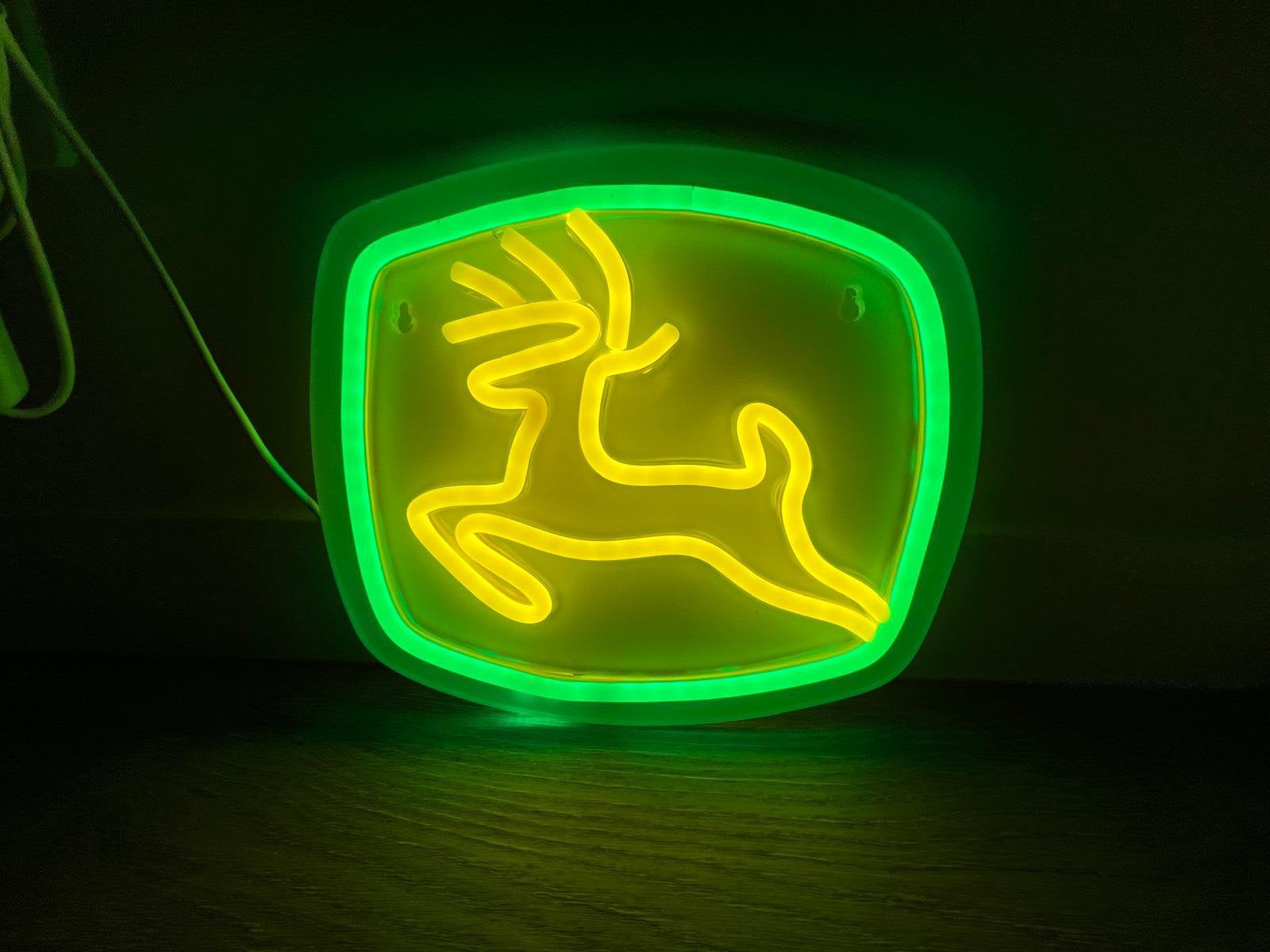 Neon led-verlichting  John Deere, Ophalen of Verzenden, Nieuw, Lichtbak of (neon) lamp