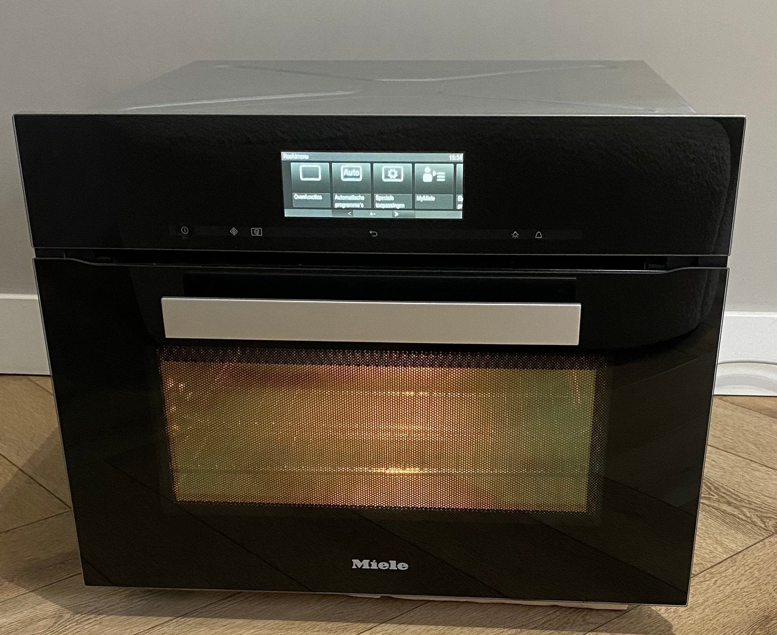 Miele combi oven met magnetron, Ophalen, Zo goed als nieuw