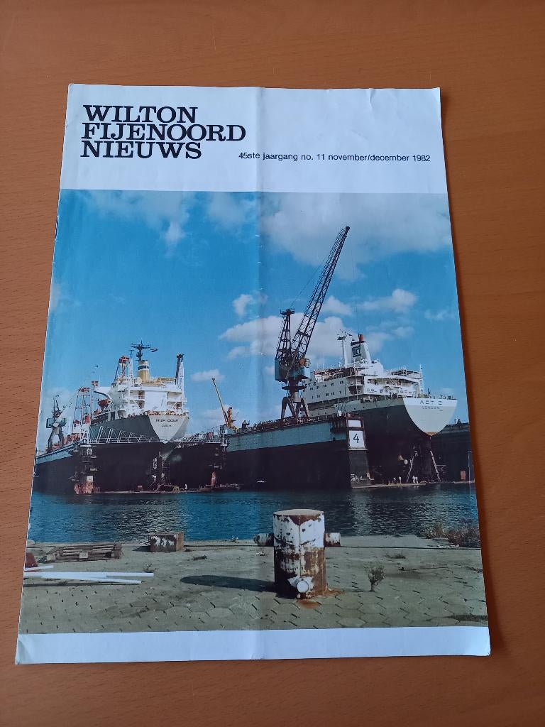 Tijdschrift " Wilton Fijenoord nieuws " no 11 nov/dec 1982, Ophalen of Verzenden, Gelezen, Overige typen