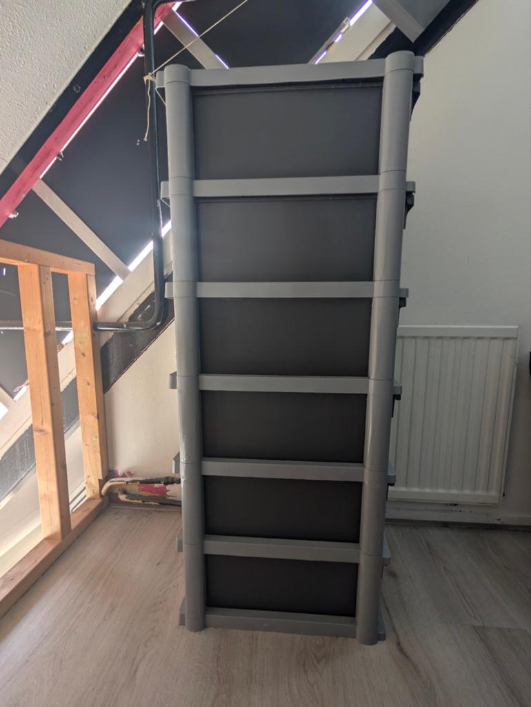 Kunststof ladekast met 6 demontabele secties, Huis en Inrichting, Kasten | Ladekasten, Ophalen, Gebruikt, 5 laden of meer, 100 tot 150 cm