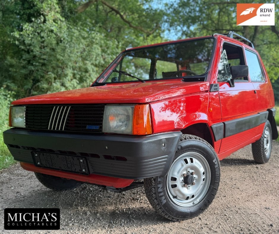 Fiat Panda 4x4 1985 BELASTINGVRIJ!, Auto's, Zwart, Leder, Bedrijf, Handgeschakeld