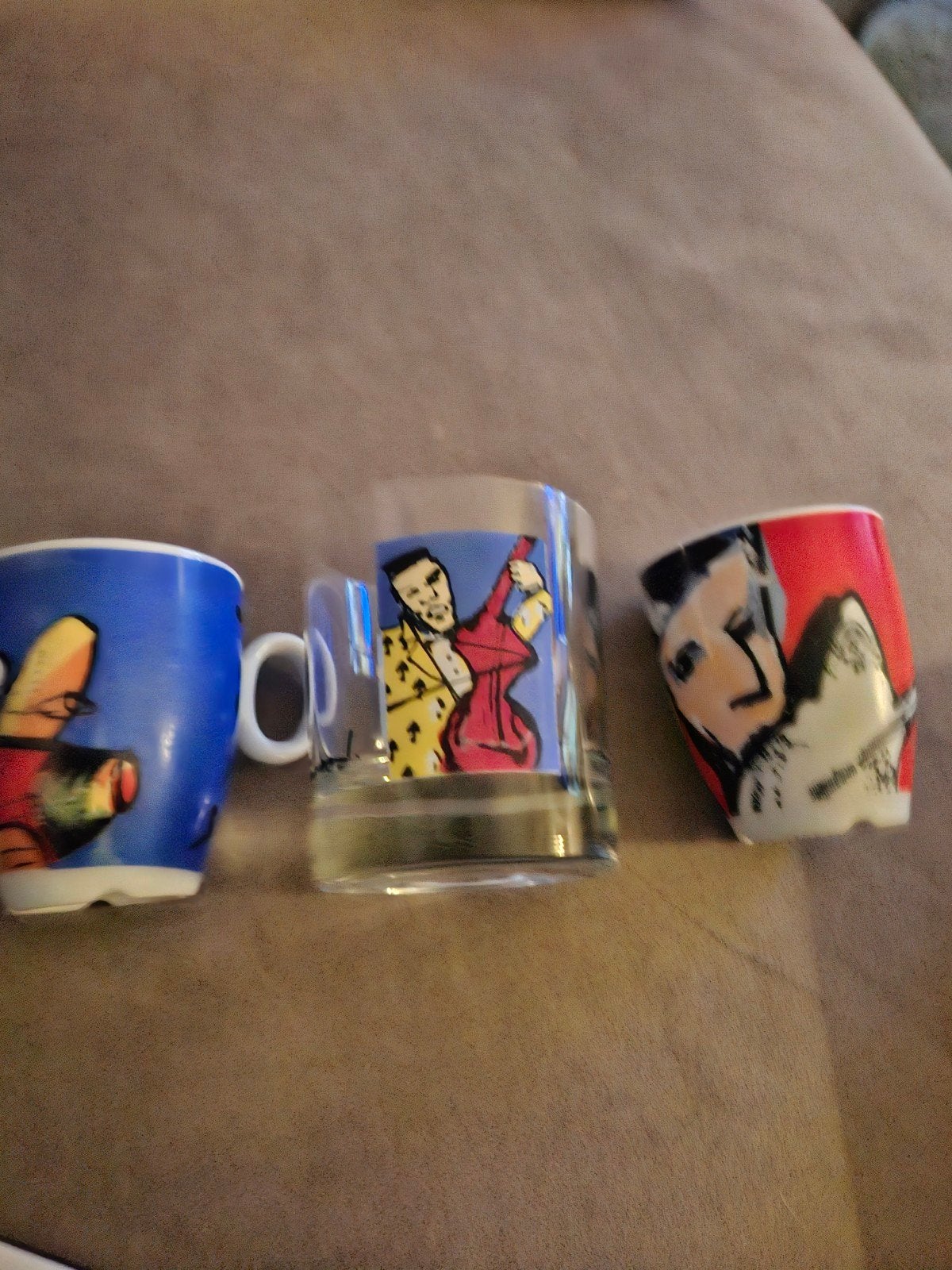 twee kopjes en glas Herman Brood, Ophalen of Verzenden