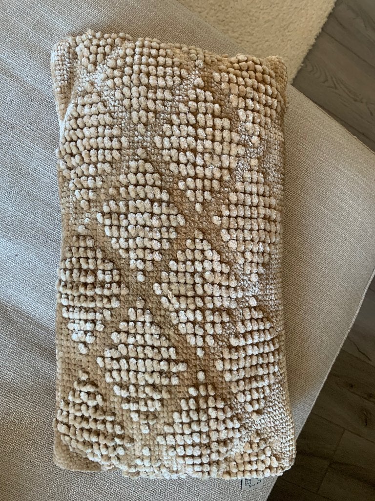 Berber stijl sierkussen, Huis en Inrichting, Beige, Ophalen of Verzenden, Zo goed als nieuw, Sierkussen