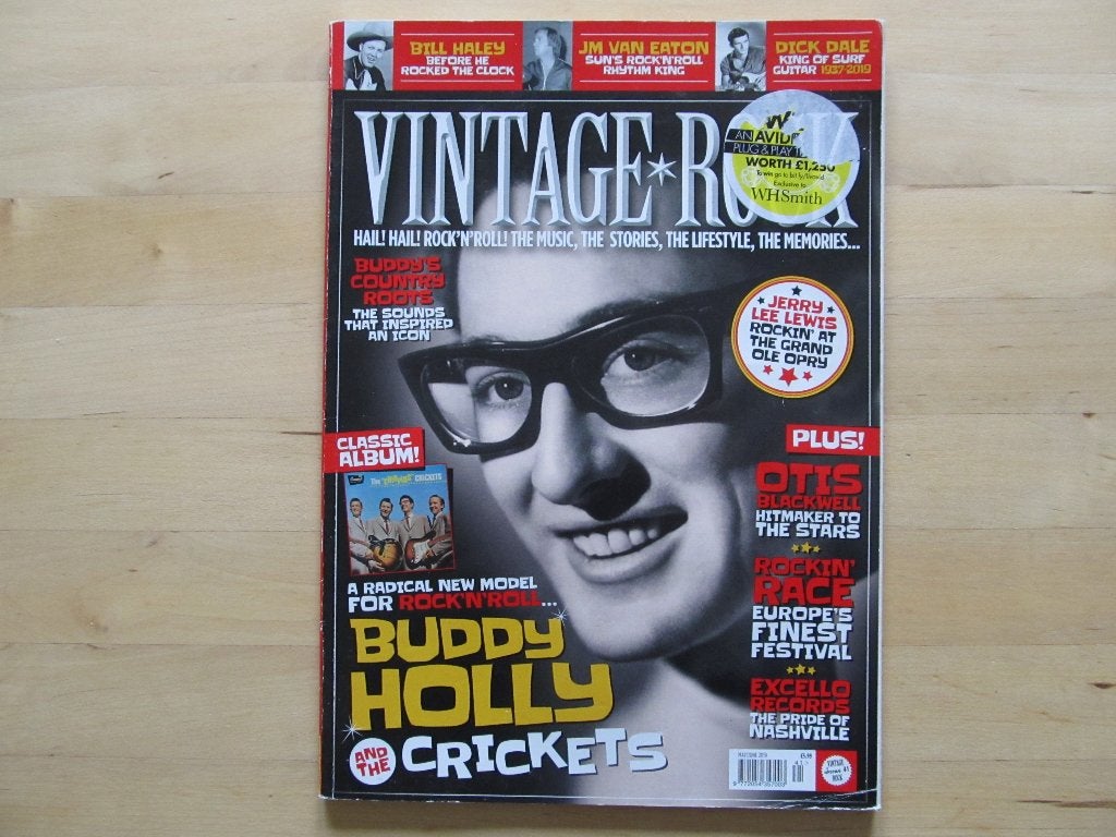 Vintage Rock #41 Buddy Holly Crickets Dick Dale Bill Haley, Verzamelen, Ophalen of Verzenden, 1980 tot heden, Buitenland, Tijdschrift