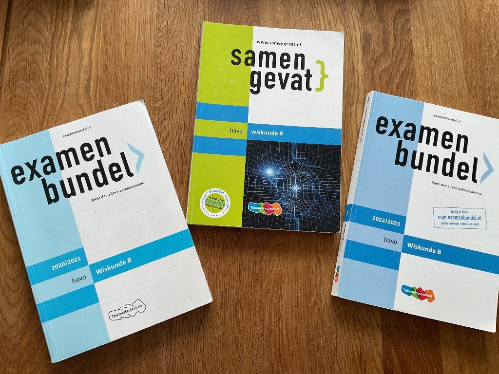 Wiskunde B havo examenbundels en Samengevat, Boeken, Schoolboeken, Ophalen of Verzenden, Zo goed als nieuw, HAVO