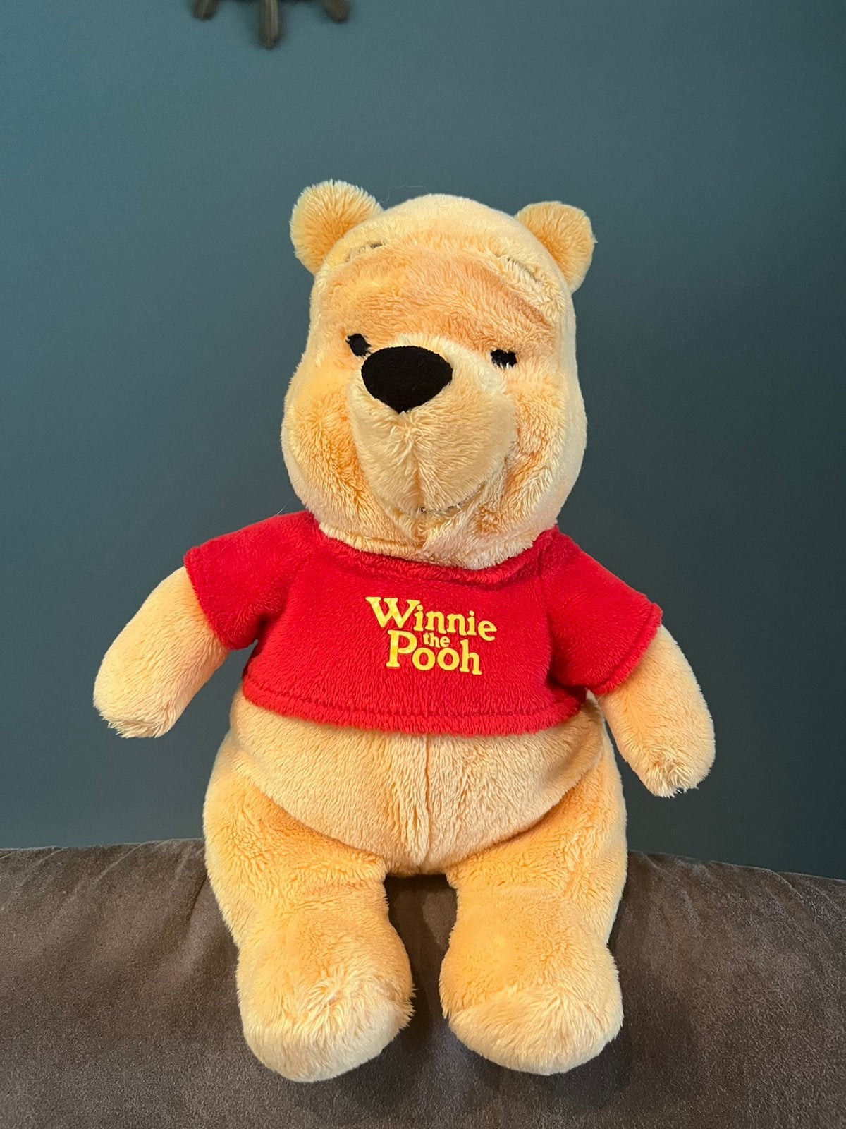 Leuke zachte Winnie de poeh knuffel 25cm, Ophalen of Verzenden, Winnie de Poeh of vrienden, Zo goed als nieuw, Knuffel