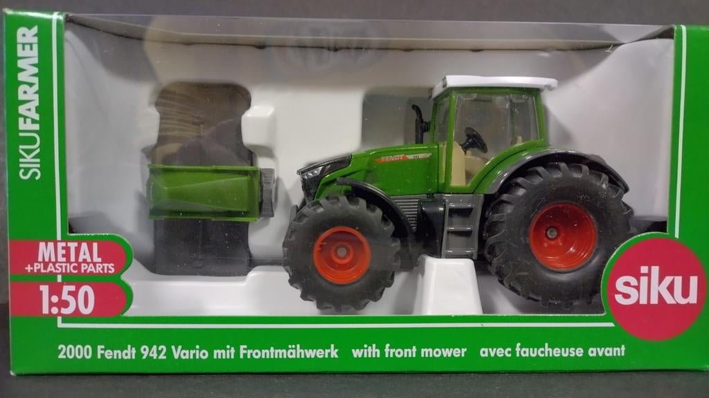 Fendt 942 Vario frontmaaier 1:50 Siku Pol, SIKU, Verzenden, Hijskraan, Tractor of Landbouw, Schlittenbacherstrasse 60 Lüdenscheid